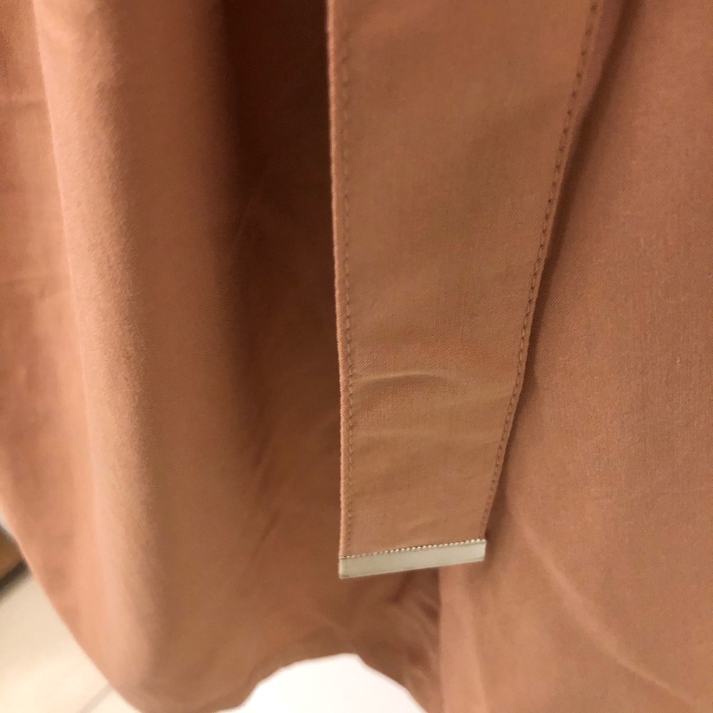 H & M lightweight dusty rose trench jacket - Picture 4 of 5